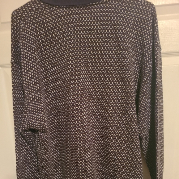 John Ashford Men's Long Sleeve Golf Polo Shirt, Size: XL, Color: Black/Brown - Picture 6 of 7